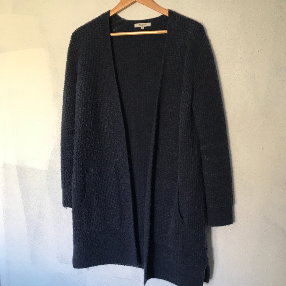 Blue Madewell Waffle Sweater - Picture 3 of 7
